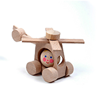 Helicopter Wood Toy