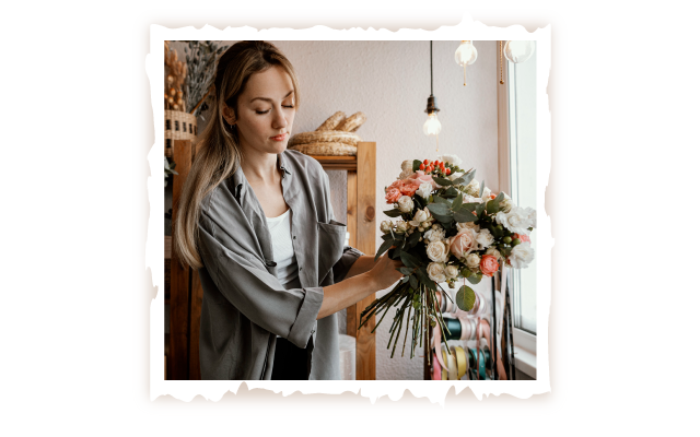 Woman Florist Photo