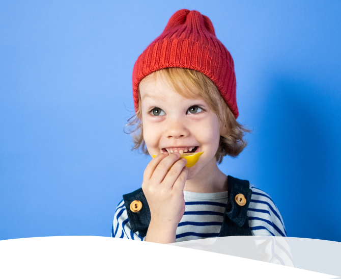 Boy with red hat