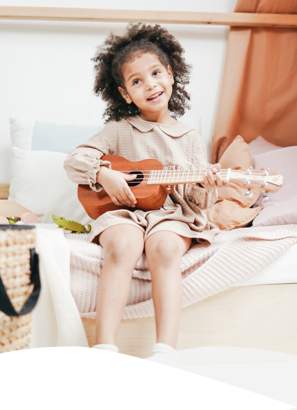 Girl playing Guitar