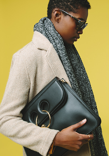 Girl with handbag