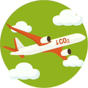 Reduced CO2 Airplane Emissions