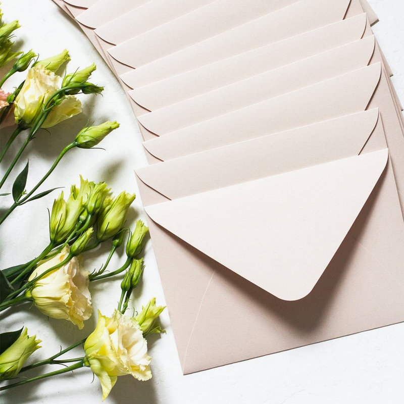 Flowers and envelopes