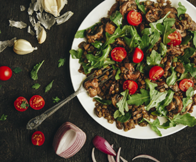 Lentils and Tomato Salad Image