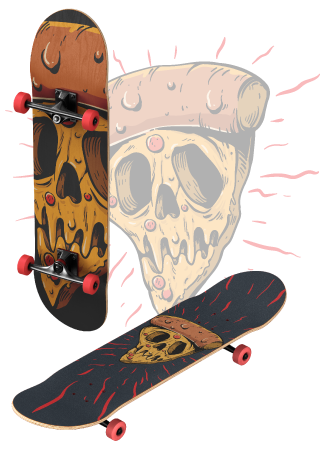 Skateboard Design Mockup