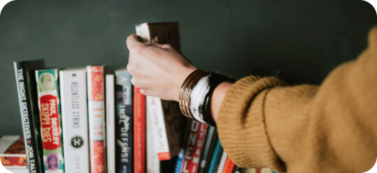 book shelf